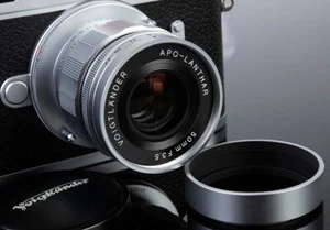 Voigtlander USA MINT M 50mm F3.5 APO LANTHAR Silver Type II Leica M - Picture 1 of 5