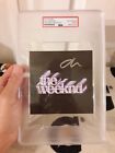 THE WEEKND SIGNED AUTOGRAPHED SLABBED DAWN FM CD COVER PSA DNA ENCAPSULATED