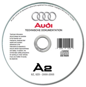 Audi A2 (8Z, 8Z0) 2000-2005 manuale officina repair manual su cd - Foto 1 di 8