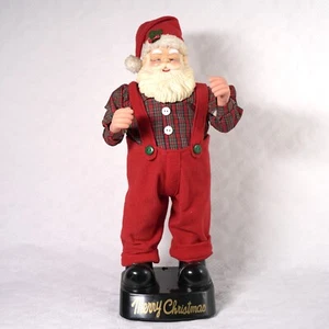 Vintage "retty" großer Weihnachtsmann - singt und tanzt - beweglich Musik Figur - Bild 1 von 12