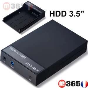 Boitier disque dur externe USB 3.0 SATA 3.5" boite hdd 3.5 pouce usb3.0 - Photo 1/2