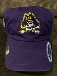 New with Tags ECU Baseball Style Cap Hat East Carolina Unconstructed Adjustable - Picture 1 of 8