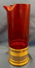 Imperial Glass, Trader Vic's, Red Shotgun Shell Magnum 40 oz. Cocktail Pitcher
