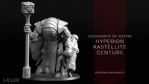 Pactos de Astyri - Hyperion Centurii Kastellite (95 mm) TTRPG/Wargaming/Solwyte - Imagen 1 de 2