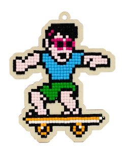 Skater CSw369 Basteln Funke Diamond Painting auf Sperrholz Bausatz - Bild 1 von 7