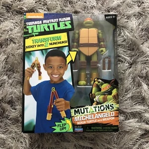 Teenage Mutant Ninja Turtles Mutations MICHELANGELO NUNCHUCKS *RARE* NS12 - Picture 1 of 3
