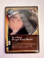 Naruto CCG Fire Style: Dragon Flame Bombs #148 Uncommon - NM-MT