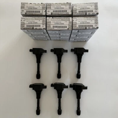 6x Ignition Coils for Infiniti EX37 FX37 Q40 Q60 Q70 QX70 M56 G37 370Z 3.7L 5.0L Foto 1 de 4