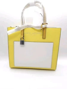 THE MARC JACOBS Mini Grind Colorblock Leather Tote Bag New MK024038 - Picture 1 of 8