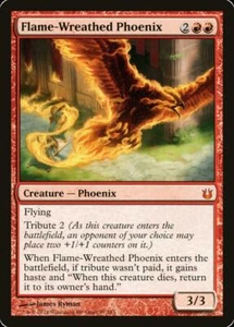 1x Flame-Wreathed Phoenix Born of the Gods MTG CARD LP - Picture 1 of 1