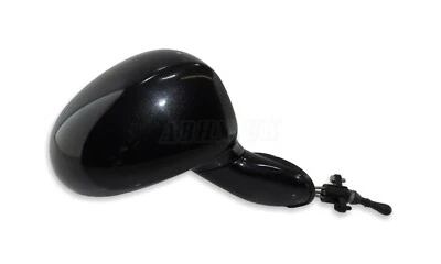 Daewoo Matiz M200 M250 /2005-2010 Right Side Manual Door Mirror Metallic Black - Image 1 of 4