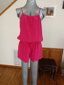 NWT Joie Small Silk Romper Slash Pockets Tie Waist Spaghetti Straps - Picture 1 of 9
