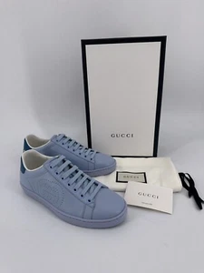 New Genuine GUCCI Women's ACE Sneakers -598527 -Size-UK-7 /EU-40 /US-10. - Picture 1 of 12