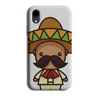 Funny Mexican Man In Sombrero Phone Case Cover Moustache Mexico Cartoon J748