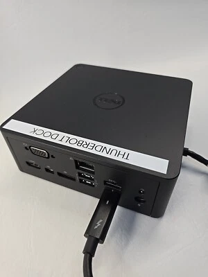 GENUINE DELL K16A THUNDERBOLT  DOCKING STATION, W/*AC ADAPTER INCLUDED  - Image 1 of 4