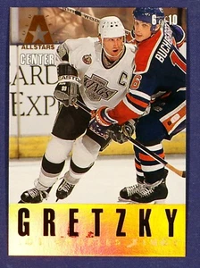 1993-94 Leaf Gold All-Stars #6 Wayne Gretzky/Doug Gilmour - Picture 1 of 2