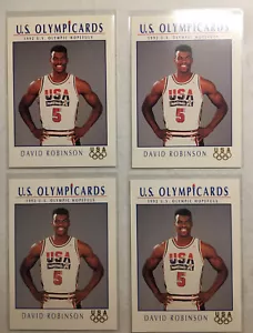 1992 Impel US Olympic Team David Robinson #16 (4 Karten Lot) - Bild 1 von 2