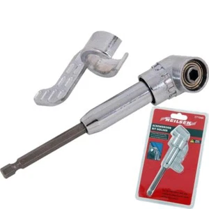 Neilsen Offset Screwdriver Bit Holder 50mm 90 Degree 1/4" Hex Drill Angle Bit - Picture 1 of 3