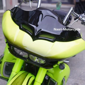 For Harley Touring Road Glide 2015-2023 Wave Windshield Windscreen Fairing Black - Picture 1 of 10