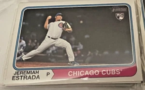 16 2023 TOPPS HERITAGE JEREMIAH ESTRADA #146 ROOKIE CHICAGO CUBS - Picture 1 of 1