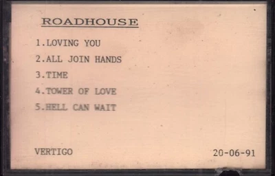 Roadhouse (90's Metal Group) Sampler cassette UK Vertigo 1991 official promo - Image 1 of 2