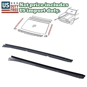 Fit Nissan Pathfinder WD21 Terrano 4D Pickup Front Windshield Side Moulding Pair - Picture 1 of 6