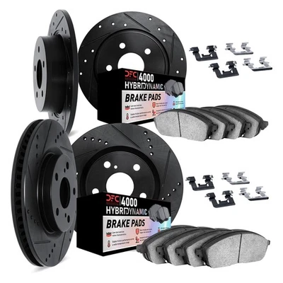 For Mercedes-Benz SL320 94-95 Brake Kit DFC Drilled & Slotted Front & Rear Brake Foto 1 de 4