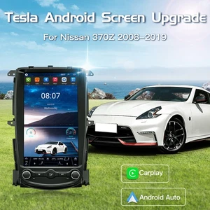 13.8" Tesla Screen GPS Navi Android Auto Touchscreen for Nissan 370Z 2008-2018 - Picture 1 of 13