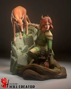 Doric (Forgotten Realms) 3D-gedruckter Modellbausatz - Maßstab 12 - Bild 1 von 14