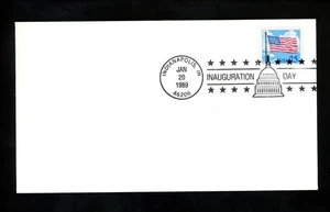 US Inauguration Day FDC VP J Danforth Quayle 1/20/1989 None vJDQ- IN - Picture 1 of 2