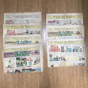 Sunday Funnies Syracuse Herald Newspaper  Syracuse Lot 1930’s Captain Easy￼ - Picture 1 of 1