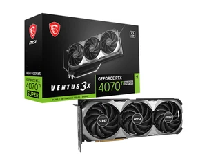 MSI GeForce RTX 4070 Ti SUPER 16G VENTUS 3X Extreme Clock: 2625 MHz, 16GB GDRR6X - Afbeelding 1 van 5