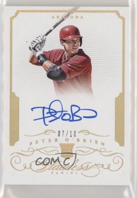 2016 Panini Flawless Rookie Auto Gold /10 Peter O'Brien #RA-PO Auto RC - Image 1 of 2