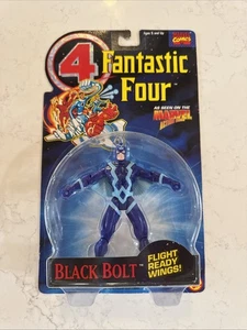 Vintage 90’s, 1994 Marvel Fantastic Four BLACK BOLT Action Figure Toy Biz SEALED - Picture 1 of 8