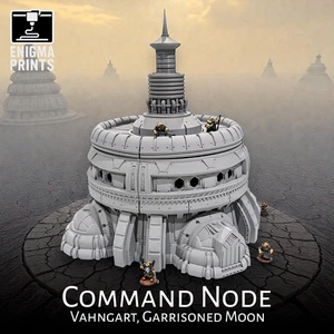 Command Node - 28mm 3d Printed Space Dwarf Wargaming Terrain | Vahngart - Picture 1 of 12