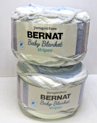 Yarnspirations Bernat Baby Blanket stripes| 220 yd | 10.5oz NEW lot 2 - Image 1 of 4