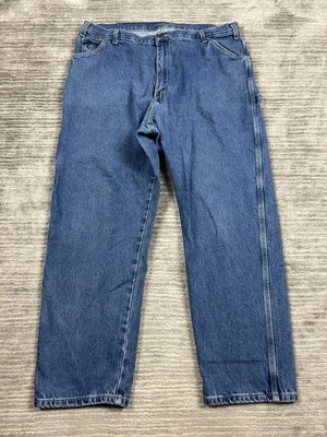 Dickies Jeans Mens 42x30 Relaxed Fit Denim Carpenter 1993SNB Utility Workwear - Image 1 of 4
