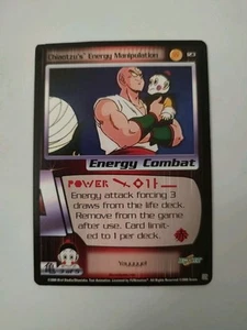 Crimped Misprint - Chiaotzu's Energy Manipulation - Saiyan Saga Lim - DBZ CCG - Picture 1 of 2