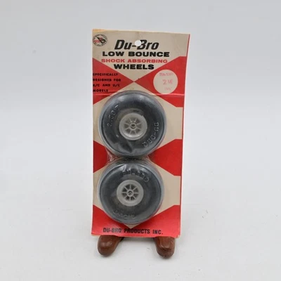 Ruedas amortiguadoras de bajo rebote Du-Bro de 2 3/4" para modelos de R/C y U/C Foto 1 de 3