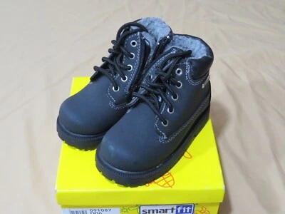 New SmartFit Brand Waterproof Boots Black High Top Shoes Child Size 7.5 Toddler - Image 1 of 4