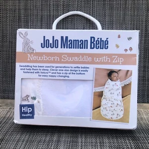 Jo Jo Mamas Newborn Baby Swaddle With Zip New In Box - Picture 1 of 12