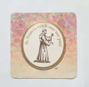 St Francis Watch Over Our Pets Kühlschrankmagnet religiös kostenloser Versand - Bild 1 von 4