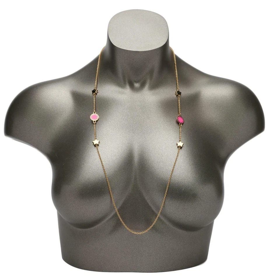 Collar de oro con cadena estrella rosa Knock Out Marc Jacobs W1062 Foto 1 de 2