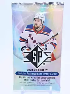 2020-21 Upper Deck SP Hockey Blaster Pack (5 Cards) - Picture 1 of 2