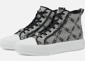 Michael Kors Evy Empire Logo Jacquard Natural/Blk - Picture 1 of 7