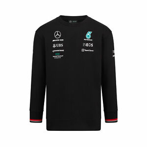 2022 Men's Crew Team Black Mercedes AMG F1 size S