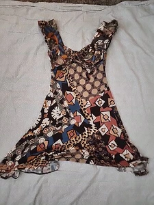 Just Cavalli Women's Size Design Multicolor Dress N8#182 - Picture 1 of 6