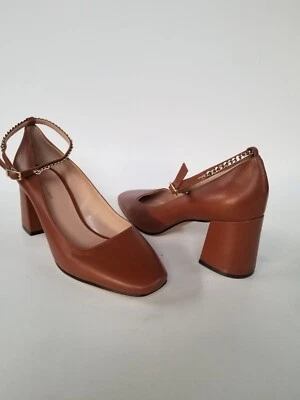 Anthropologie mary Jane zapatos tacón bloque talla 41 (US 10) Foto 1 de 4