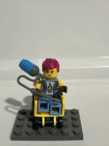 Lego Minifig Mechanic With Wheelchair CTY1539x - Picture 1 of 3