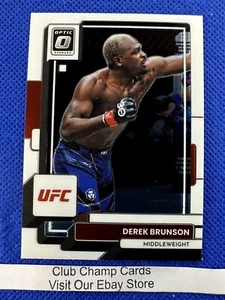 2023 #92 Derek Brunson Panini Donruss ottico UFC - Foto 1 di 2